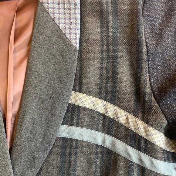 Mary Flanagan patchwork wool coat - Picture 4 of 9